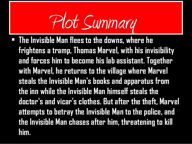 the invisible man novel chapter wise summary pdf the invisible man movie